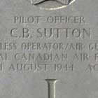 Cyril Sutton's headstone