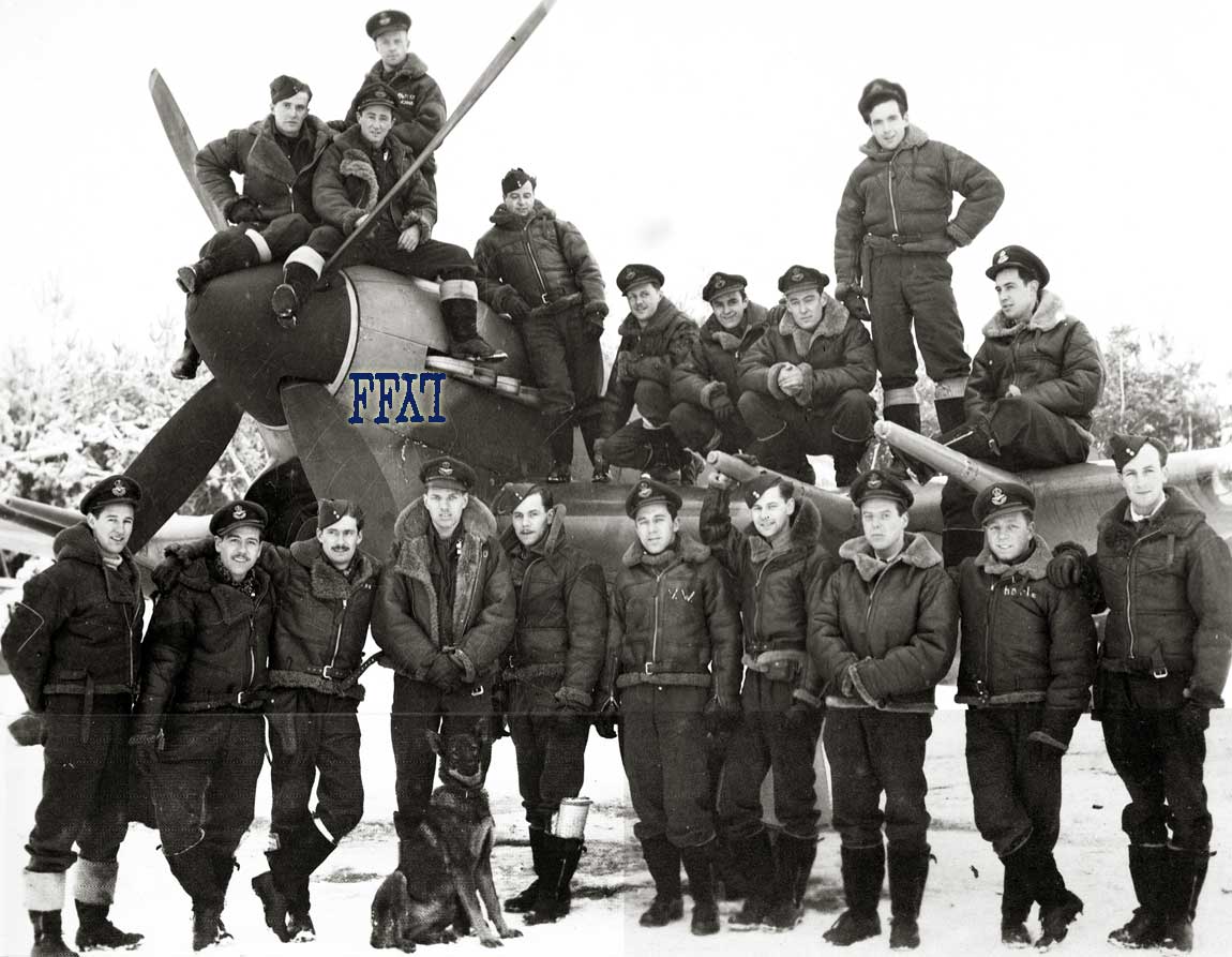 Some 438 squadron pilots - January 1945